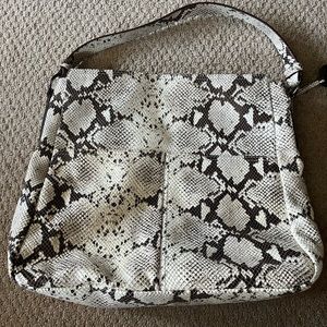 Margot Faux Snakeskin Bag